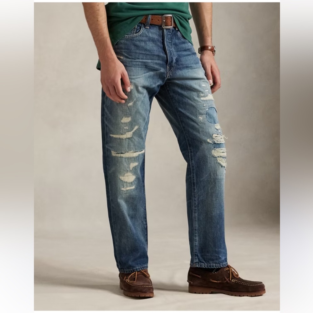 Polo by Ralph Lauren Men's Straight Blue Jeans